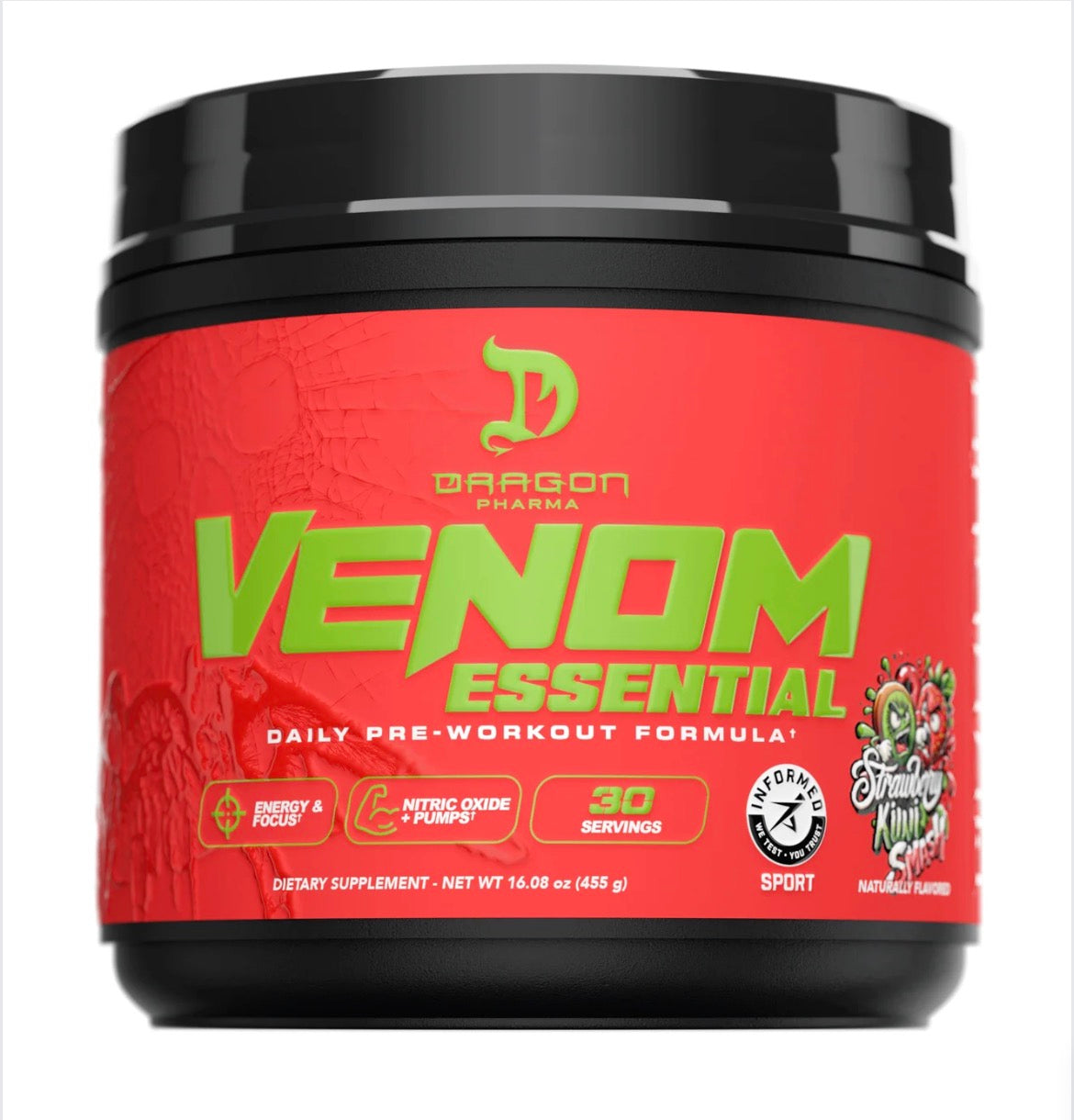 VENOM ESSENTIAL PWO 30 SERV - STRAWBERRY KIWI SMASH