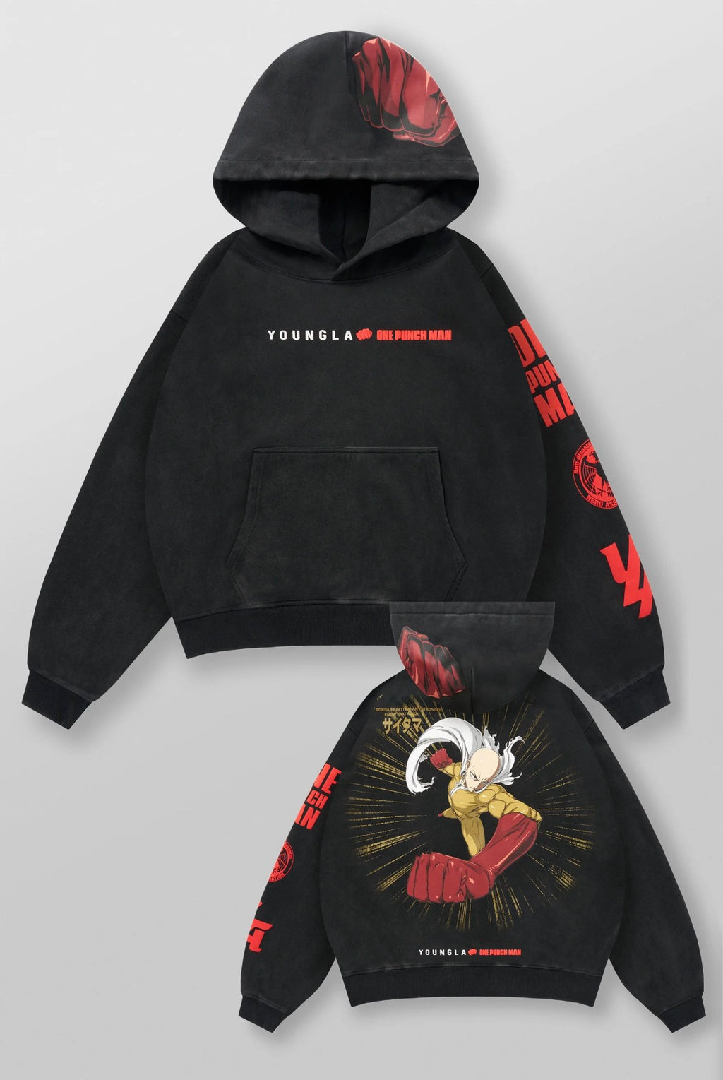 Hoodie #5053 One Punch Man Youngla