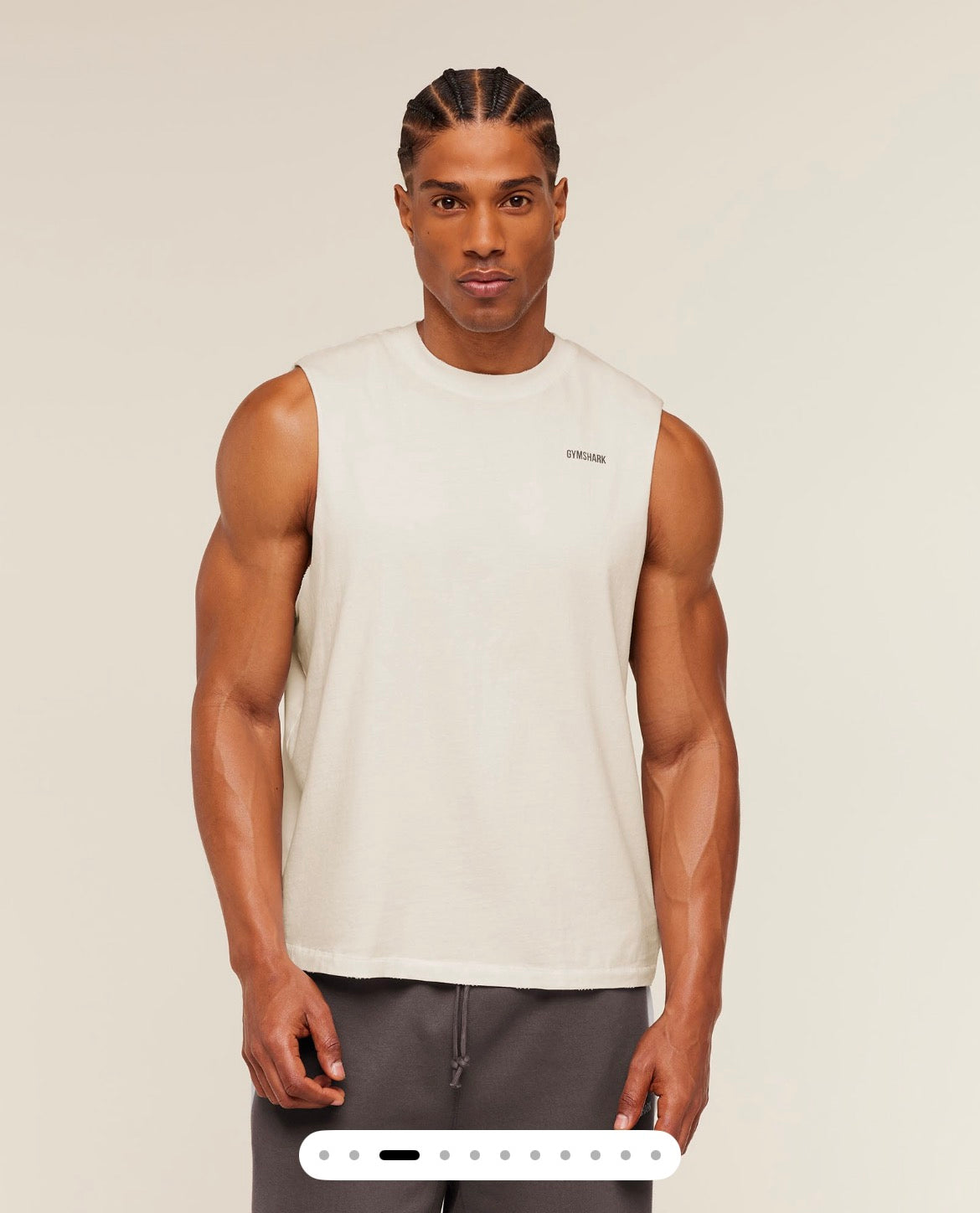 Gymshark Gs X Cbum Washed Sleevess T-Shirt
