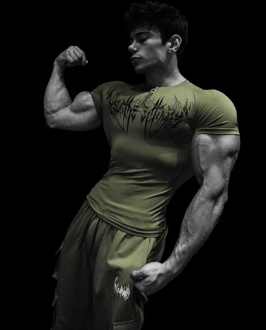 Mens Void Tech Shortsleeve Zip-Up Compression