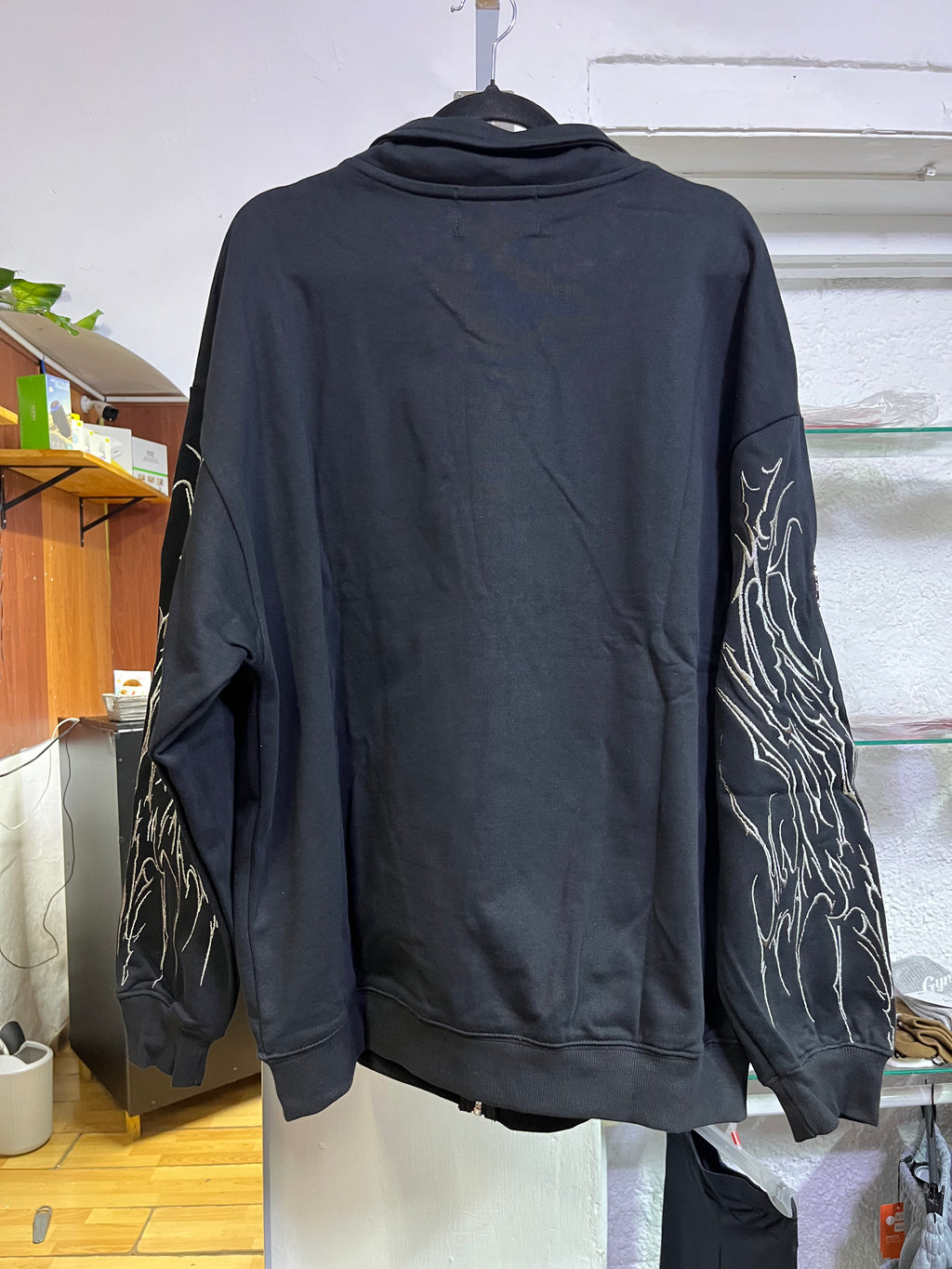 Mens Oversized Zip-Up Jacket