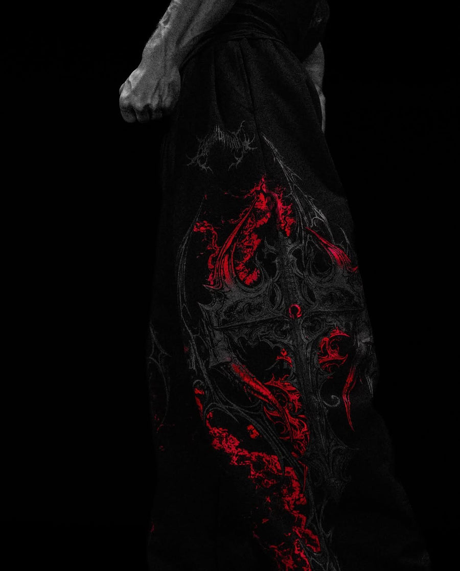 Mens Uncuffed Luxury Sweatpants