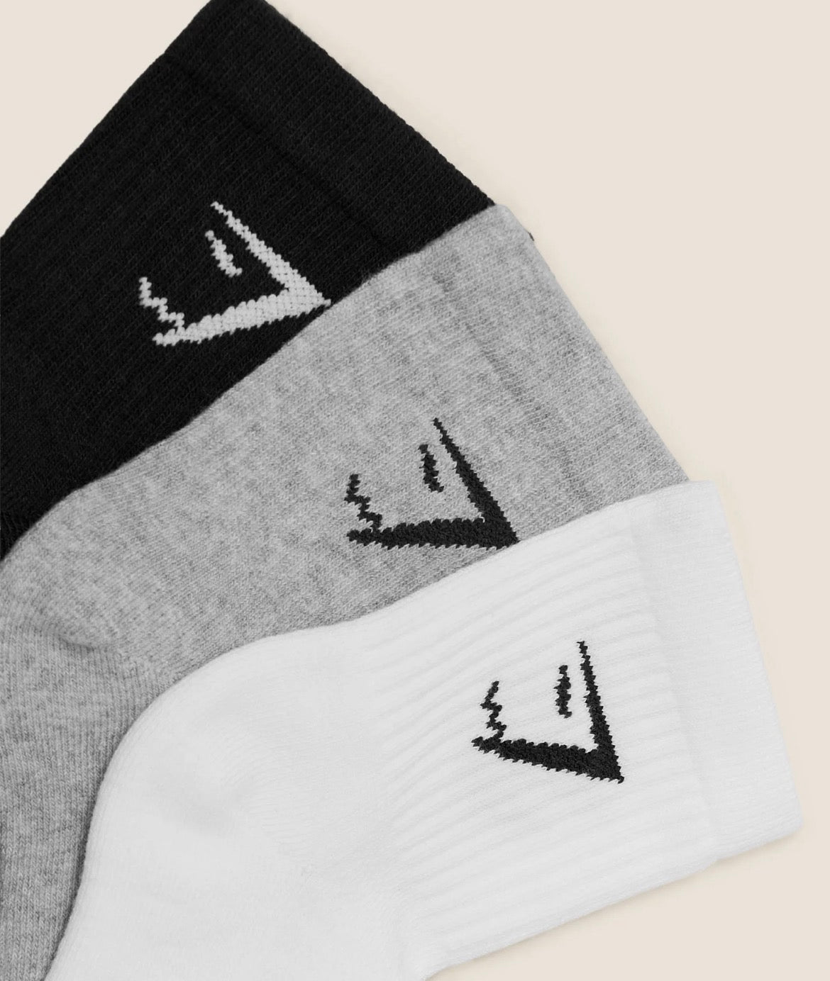 Gymshark Crew Socks 3pk