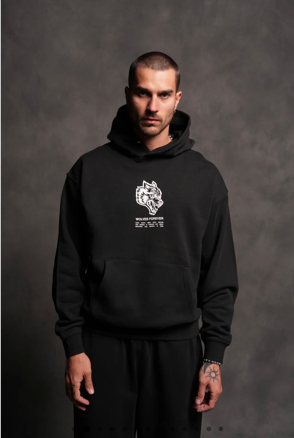Wolves Have Your Back Pierce Hoodie