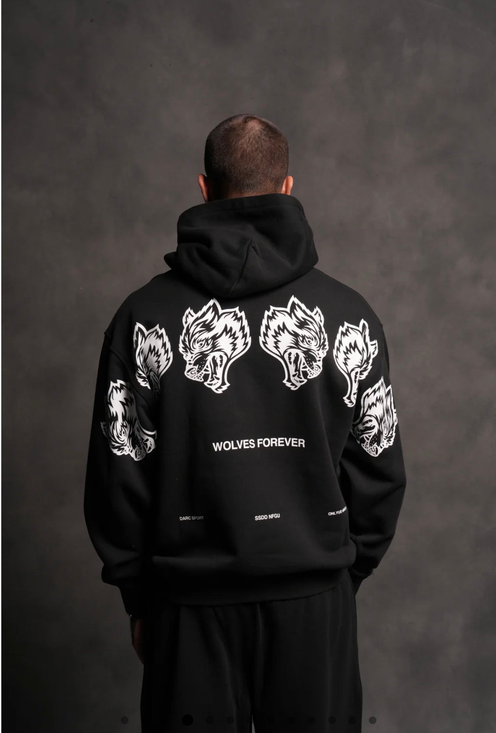 Wolves Have Your Back Pierce Hoodie