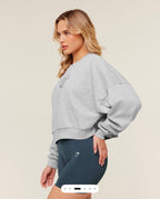 Gymshark Worn Crest Graphic Sweatshirt