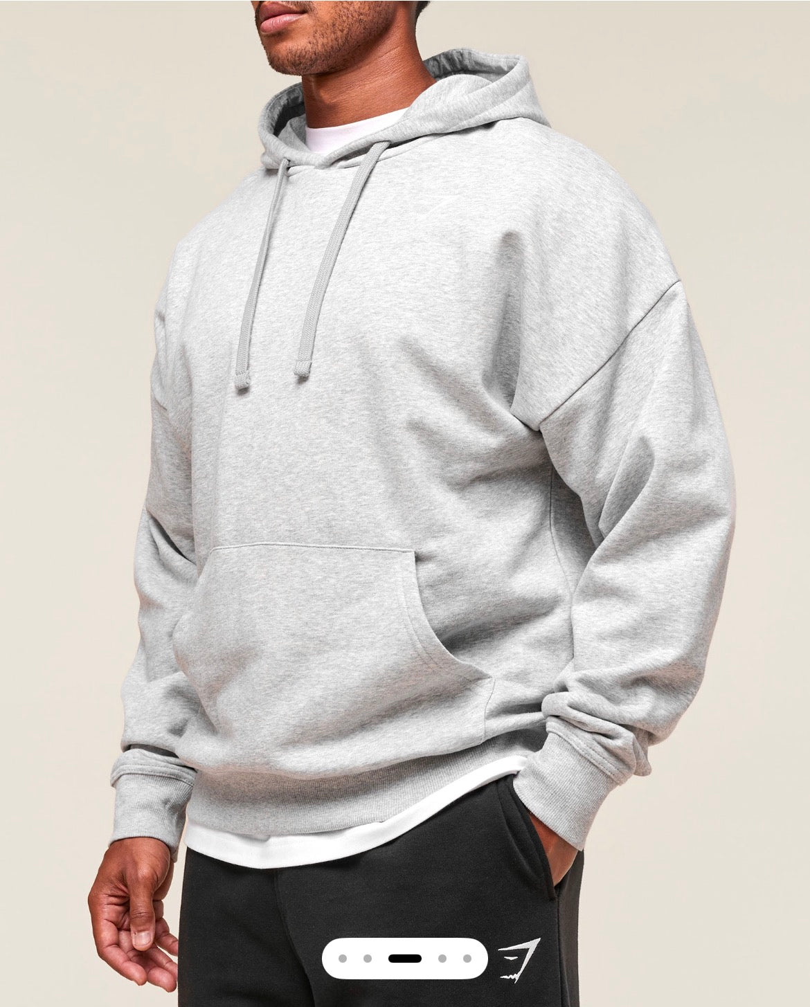 Gymshark Crest Oversized Hoodie