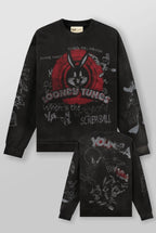 5256-Looney Tunes Graffiti Crewnecks