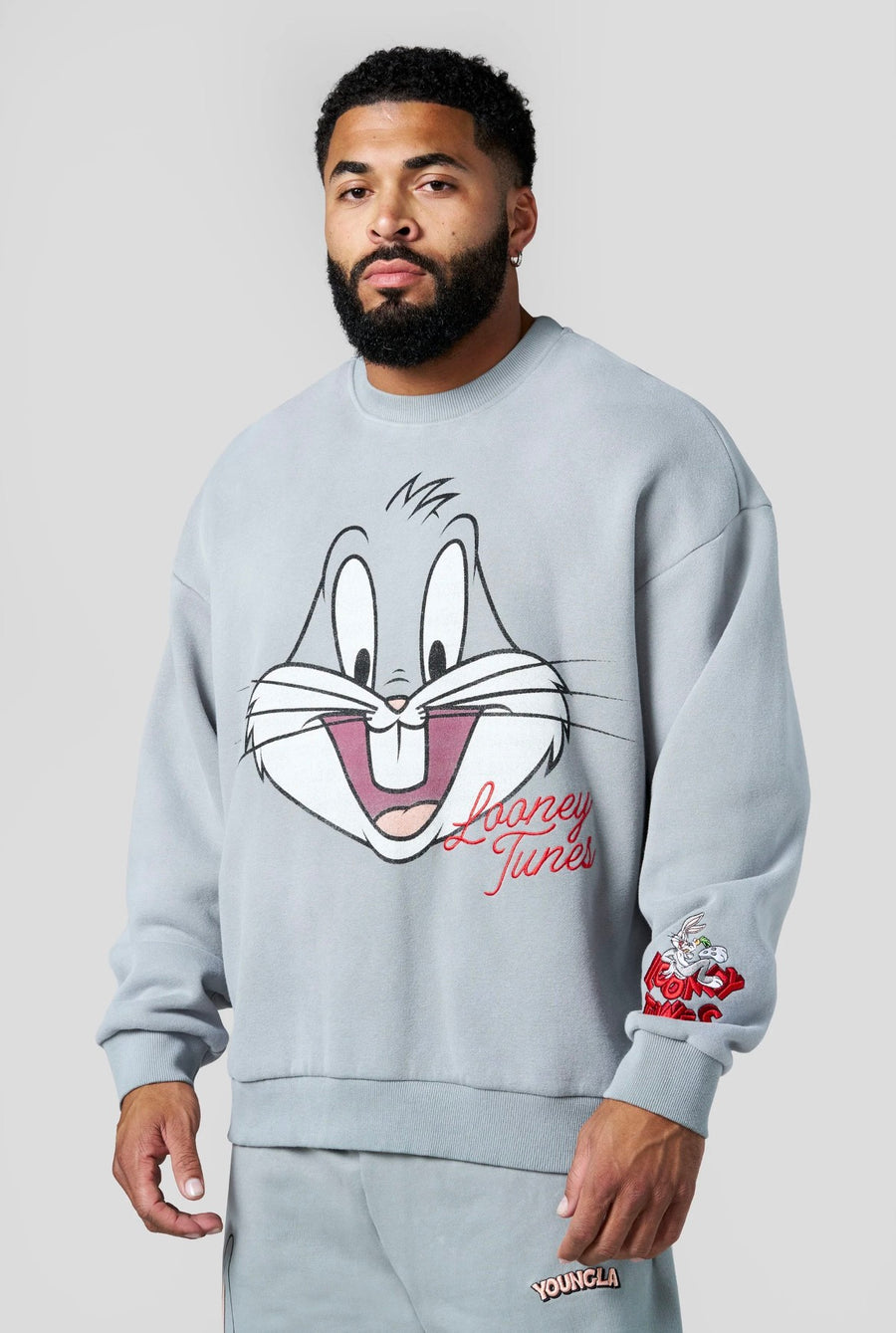 5255-Looney Tunes Face Crewnecks