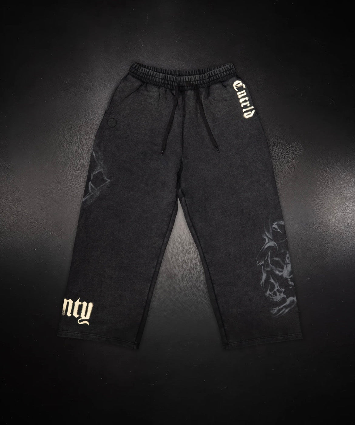 Wide Leg Sweats Black