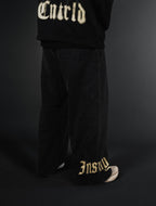 Wide Leg Sweats Black