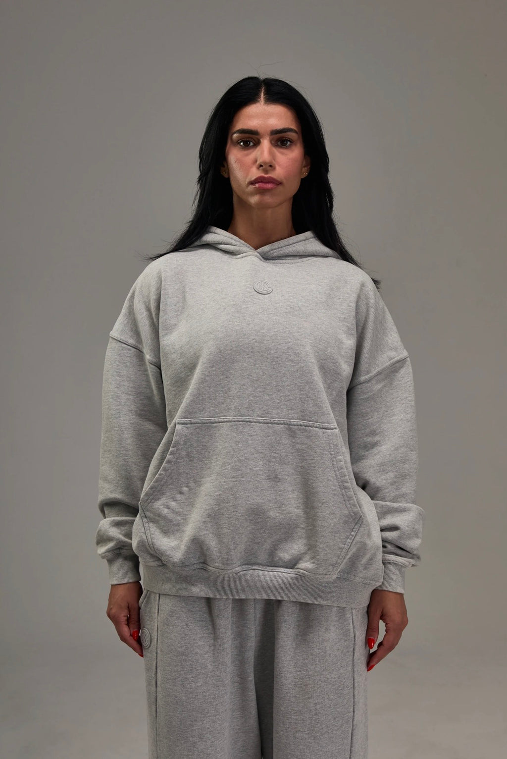 Heather Grey Heavyweight Pullover