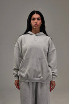 Heather Grey Heavyweight Pullover