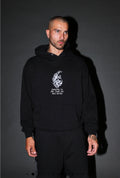 Flame Skull Pierce Hoodie