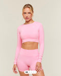 EVERYDAY SEAMLESS LONG SLEEVE CROP TOP