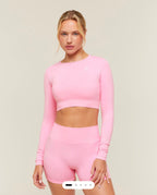 EVERYDAY SEAMLESS LONG SLEEVE CROP TOP