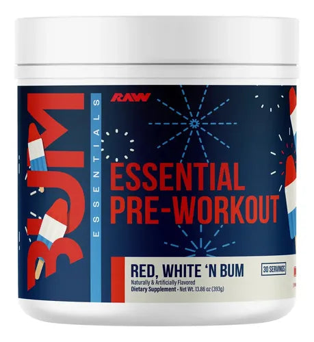 BUM ESSENTIAL PWO 30 SERV - RED, WHITE´N BUM