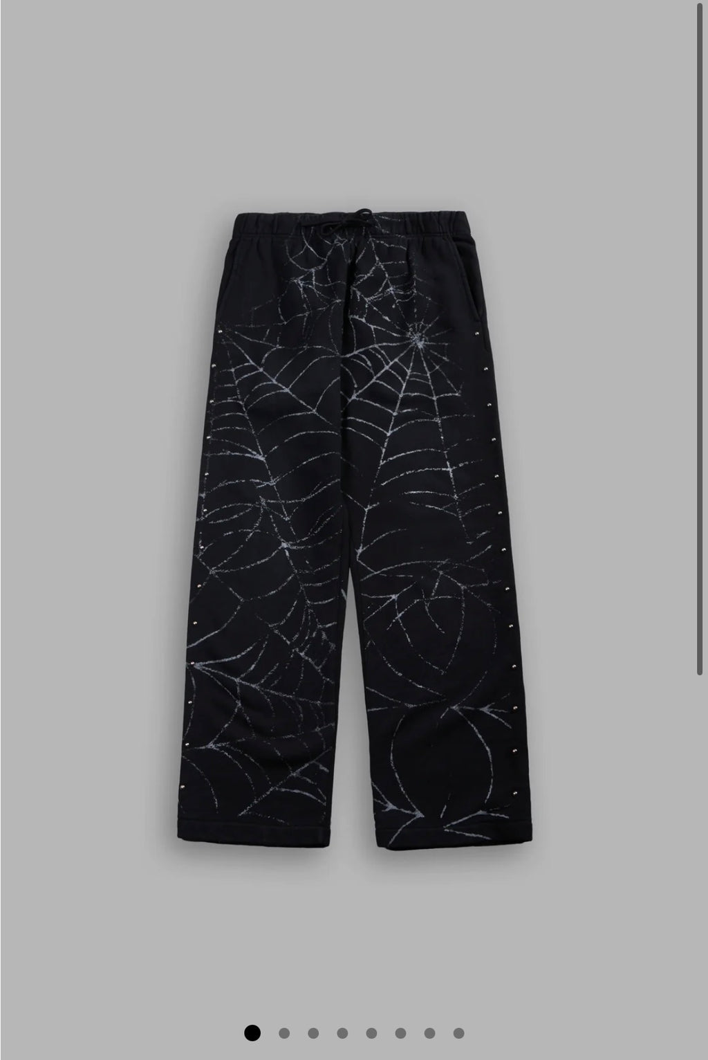 Stud Web Bigelow Sweat Pants in Black Sun Fade