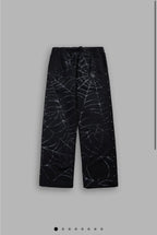Stud Web Bigelow Sweat Pants in Black Sun Fade