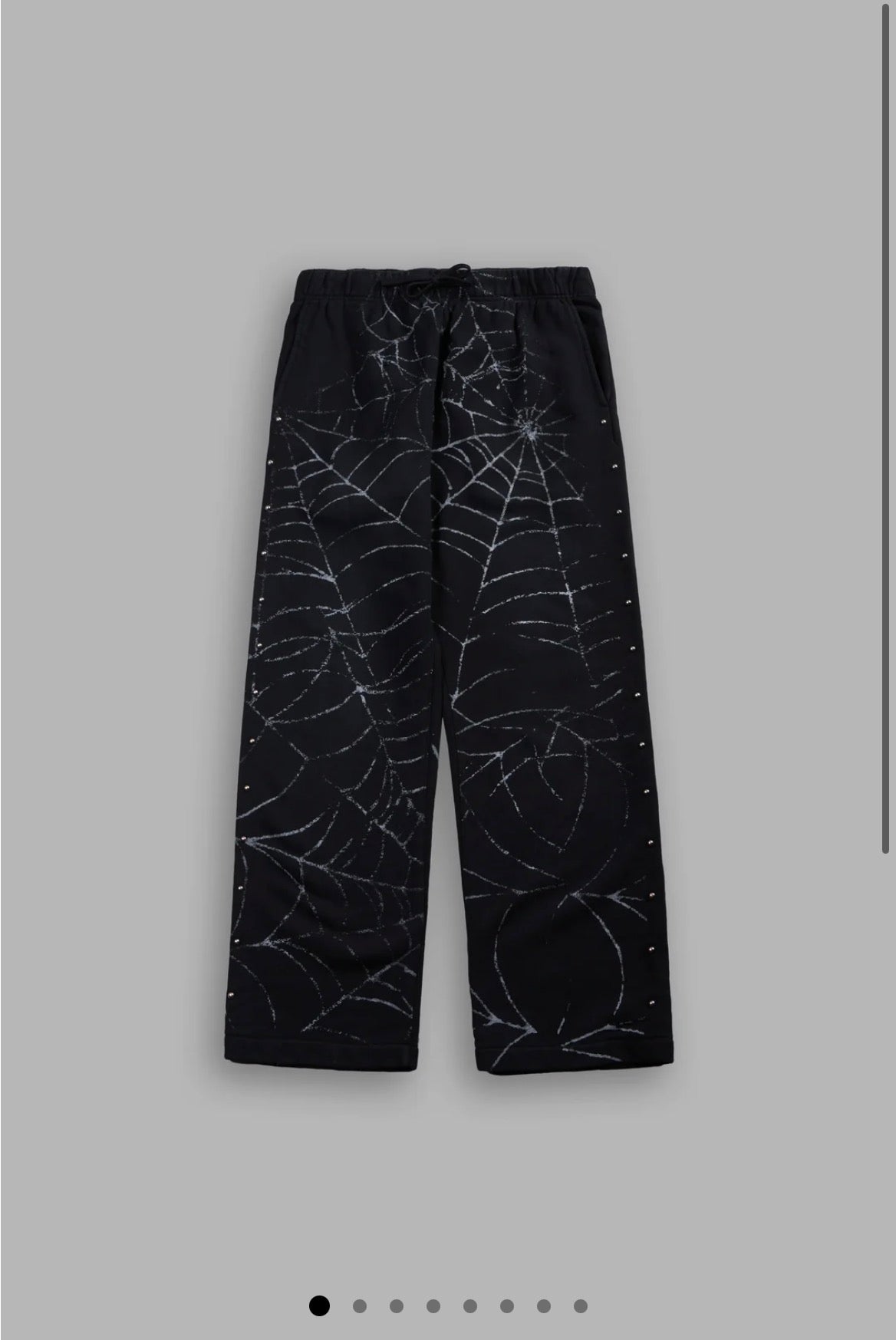 Stud Web Bigelow Sweat Pants in Black Sun Fade