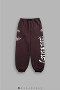 Free Will V2 Lightweight Lounger Sweat Pants in Darc Garnet