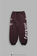 Free Will V2 Lightweight Lounger Sweat Pants in Darc Garnet