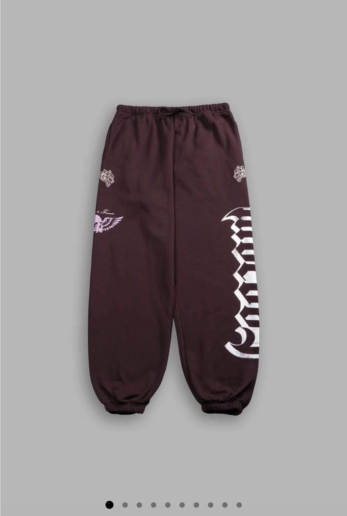 Free Will V2 Lightweight Lounger Sweat Pants in Darc Garnet