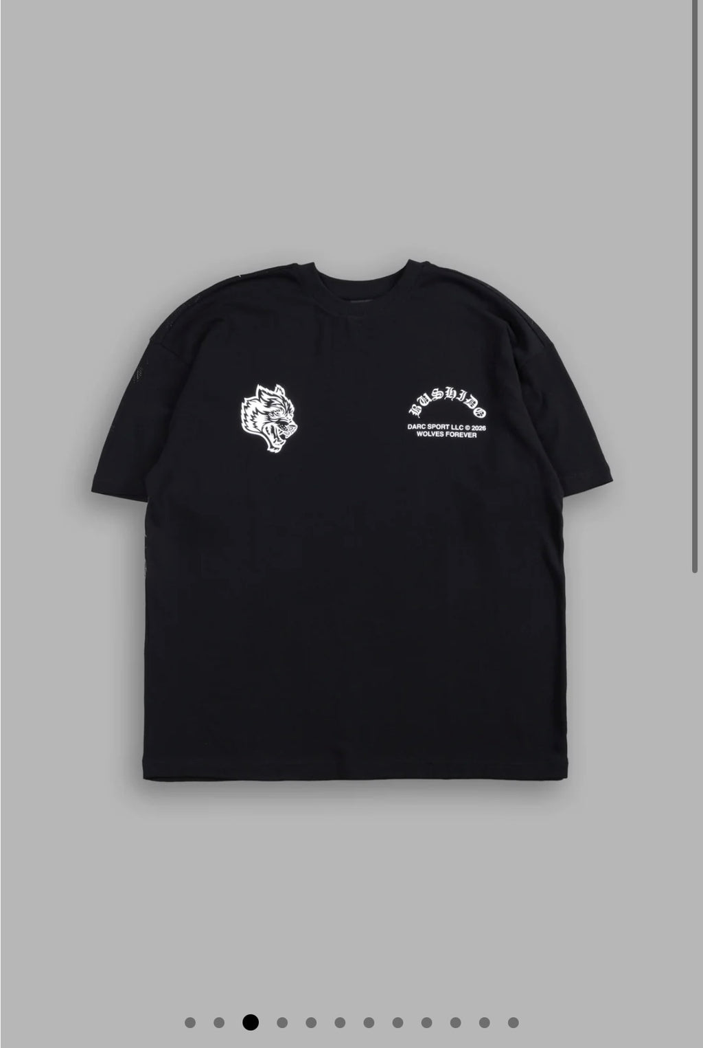 Shutendoji Premium Oversized Tee in Black
