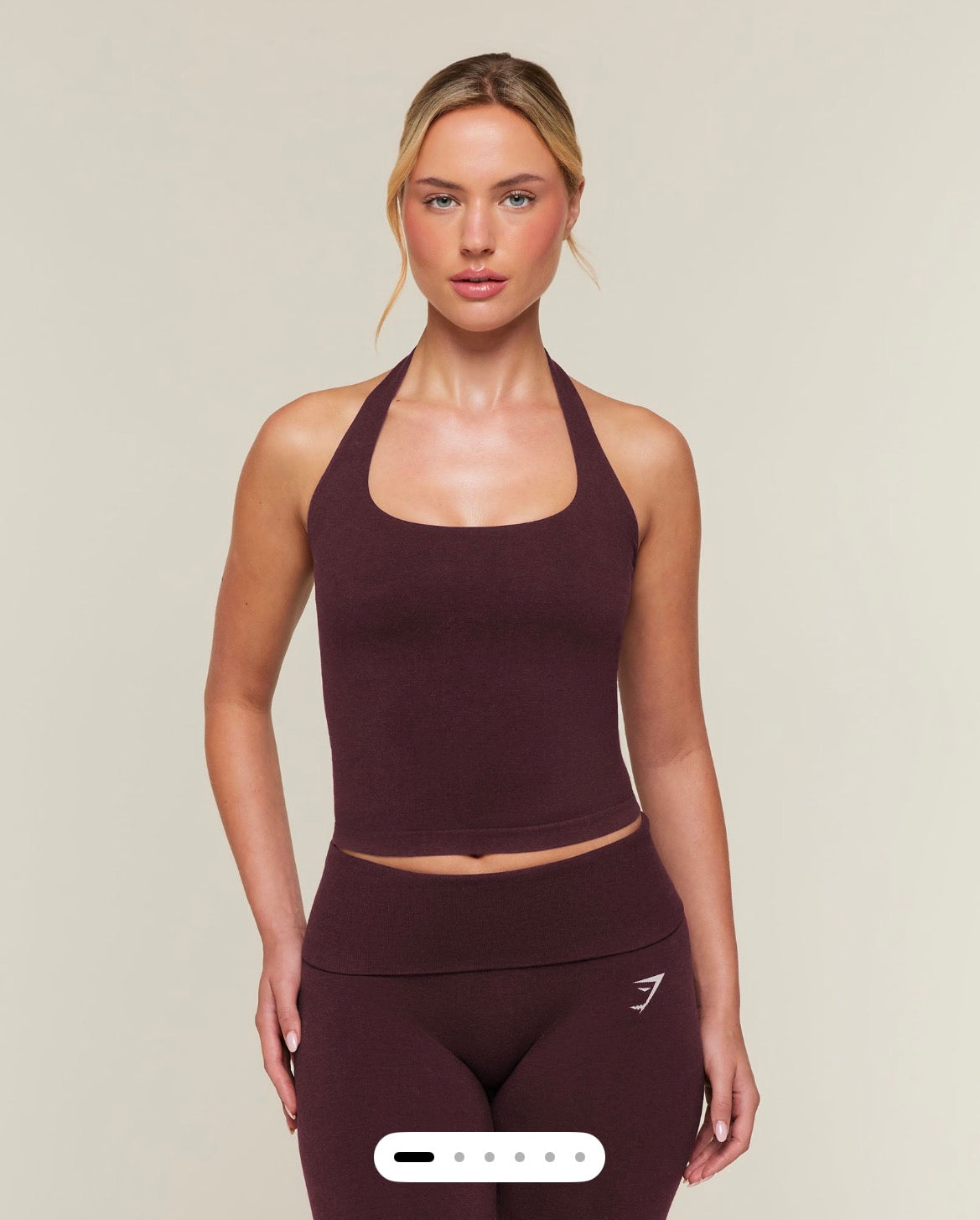 Gymshark CottonMove™ Halterneck Top
