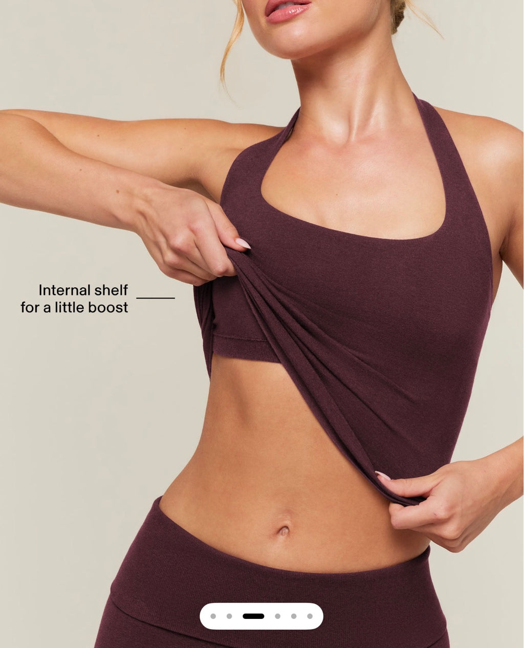 Gymshark CottonMove™ Halterneck Top