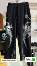 Mens Uncuffed Luxury Sweatpants