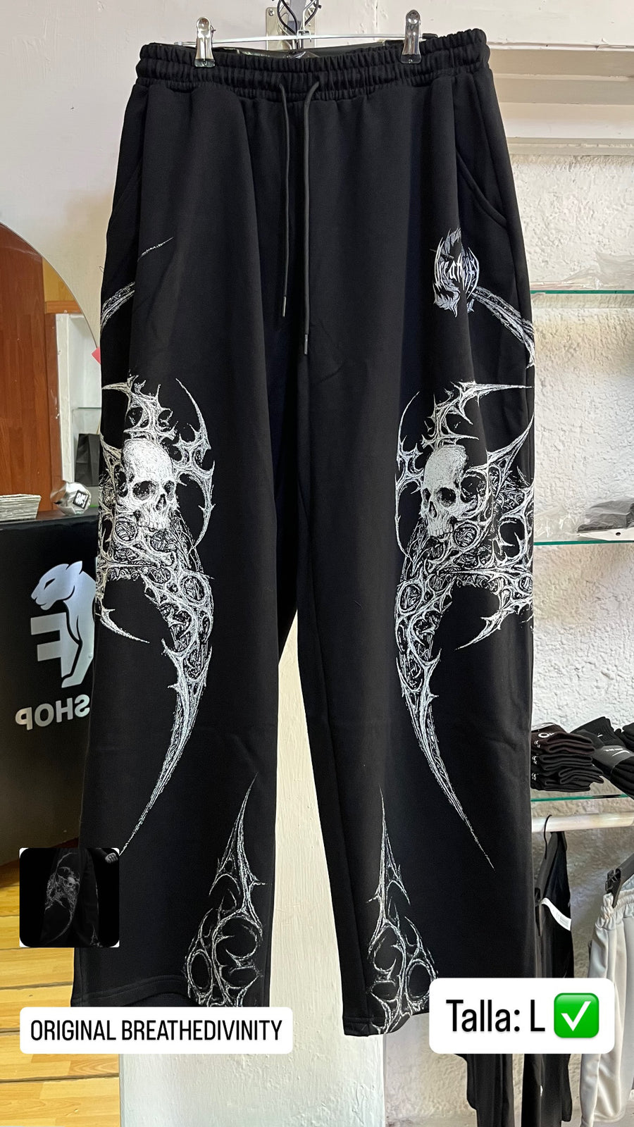 Mens Uncuffed Luxury Sweatpants