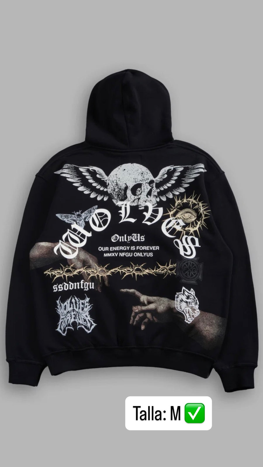 Darc Creed Pierce Hoodie In Black