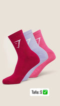 Gymshark Midi 3PK Socks