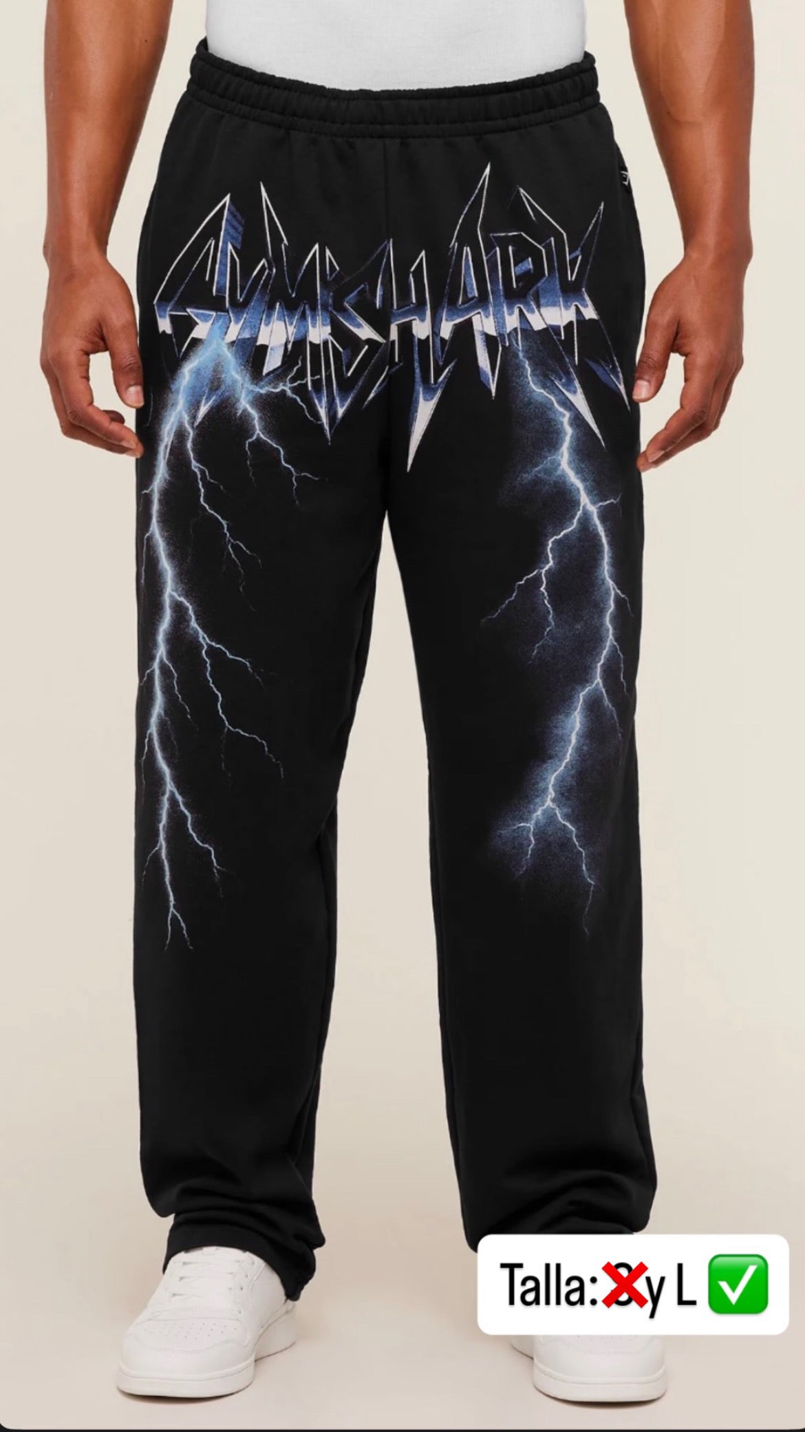 Gymshark Eagle Band Style Graphic Straight Leg Pant