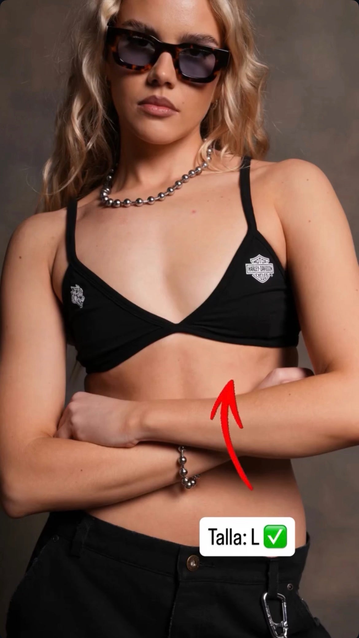 Harley-Davidson Wolves Eva Triangle Bralette