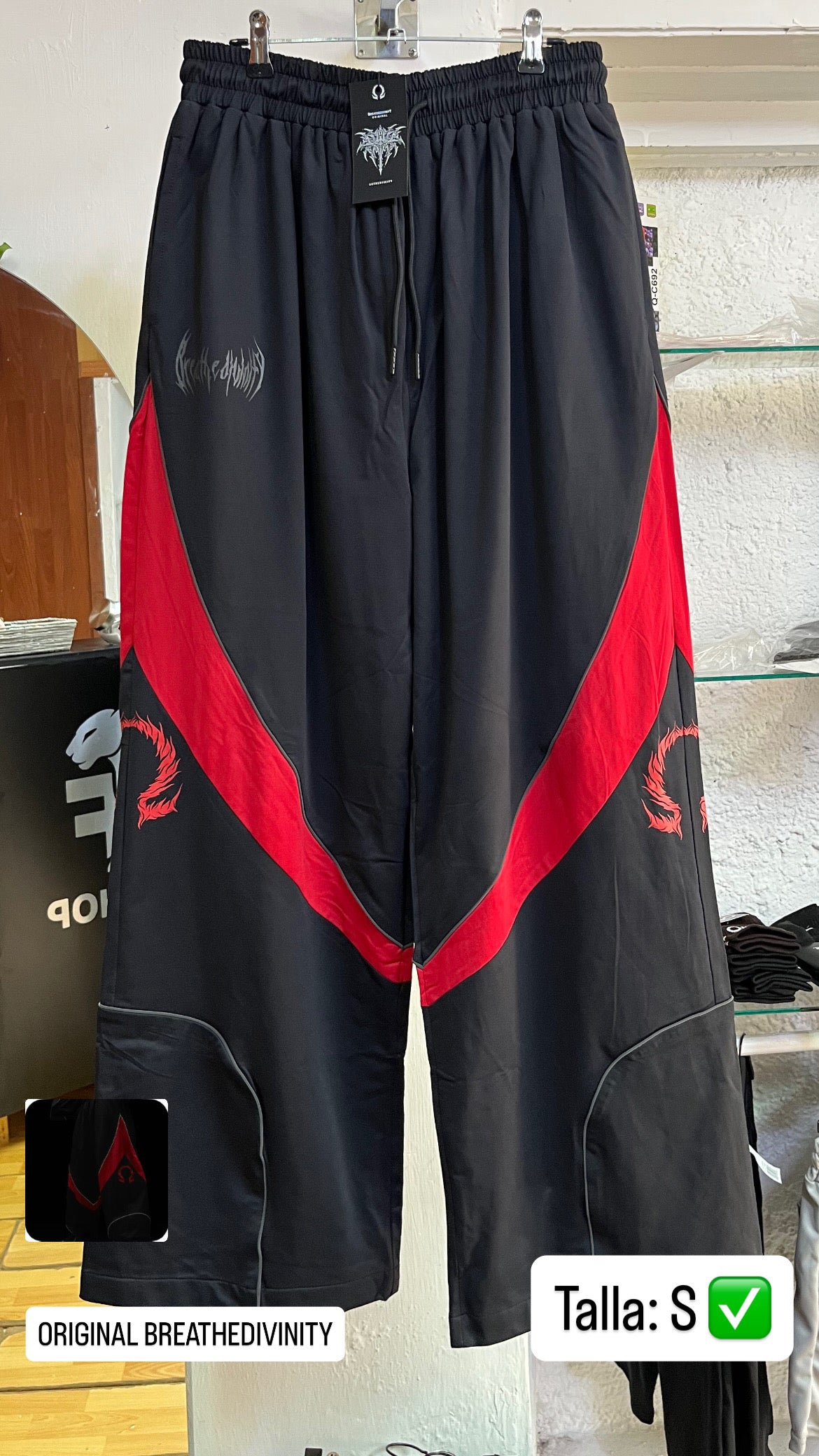 Mens Uncuffed Trackpants